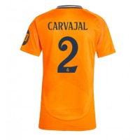 Real Madrid Daniel Carvajal #2 Vonkajší Ženy futbalový dres 2024-25 Krátky Rukáv